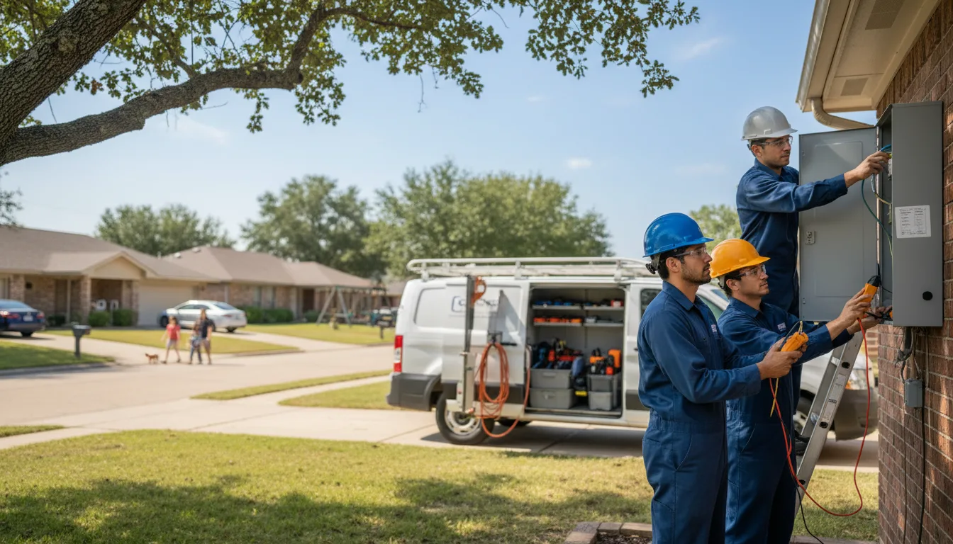 Certified electrician providing emergency electrical services in Newhall, WV